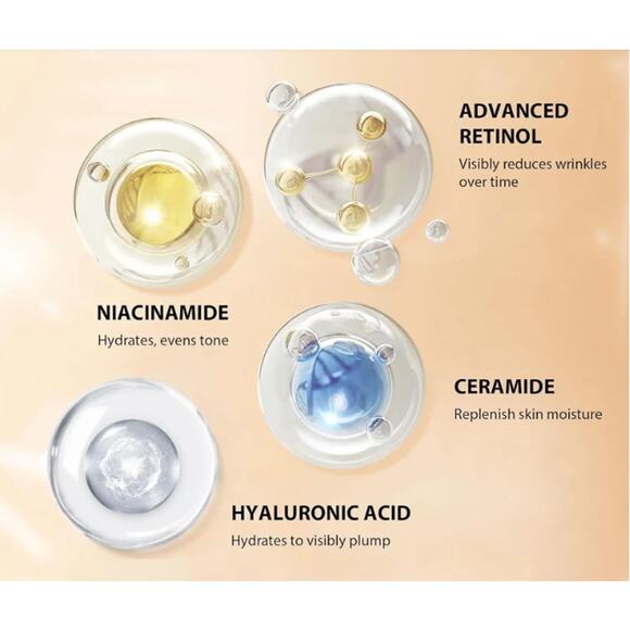 VGO Resurfacing Retinol Facial Serum, 30ml 1.67 Fl. Oz. NEW SEALED Exp 6/2027 - Picture 3 of 3